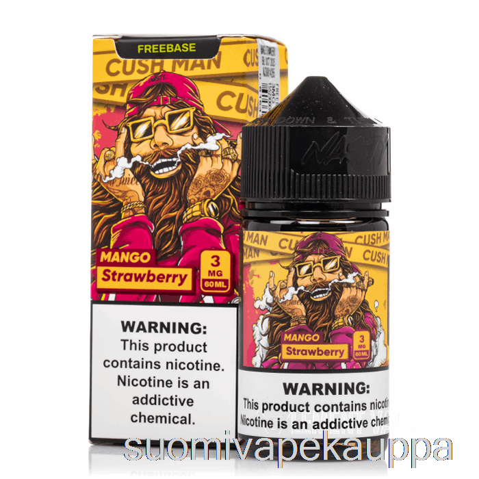 Vape Nesteet Cush Mies - Mango Mansikka - Ilkeä Mehu E-neste - 60ml 6mg